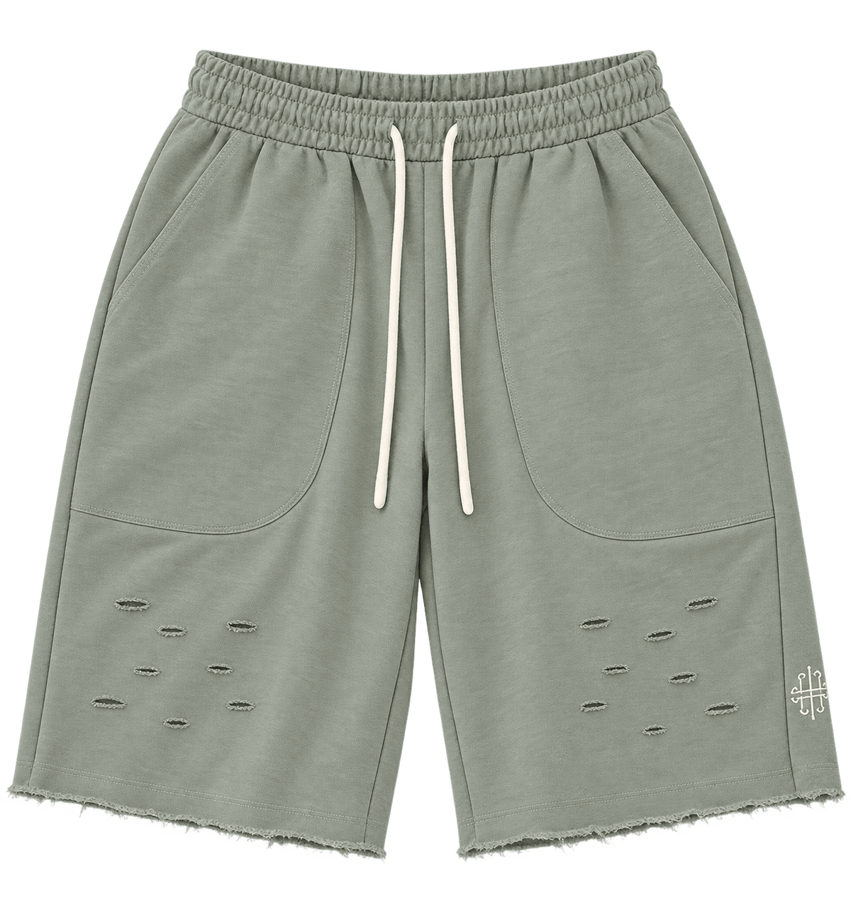 Rounded Pocket Shorts – ברמודה עם כיסים מעוגלים - 808 SECRETS