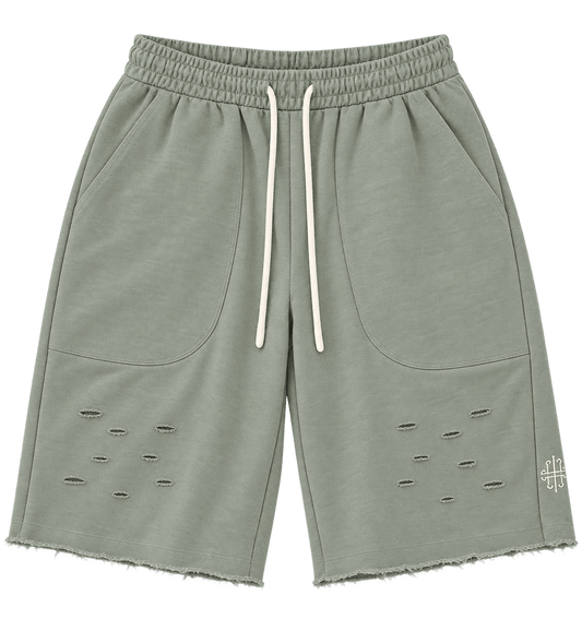 Rounded Pocket Shorts – ברמודה עם כיסים מעוגלים - 808 SECRETS