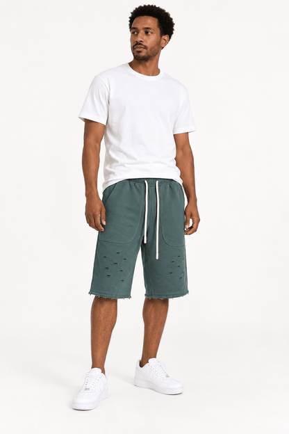 Rounded Pocket Shorts – ברמודה עם כיסים מעוגלים - 808 SECRETS
