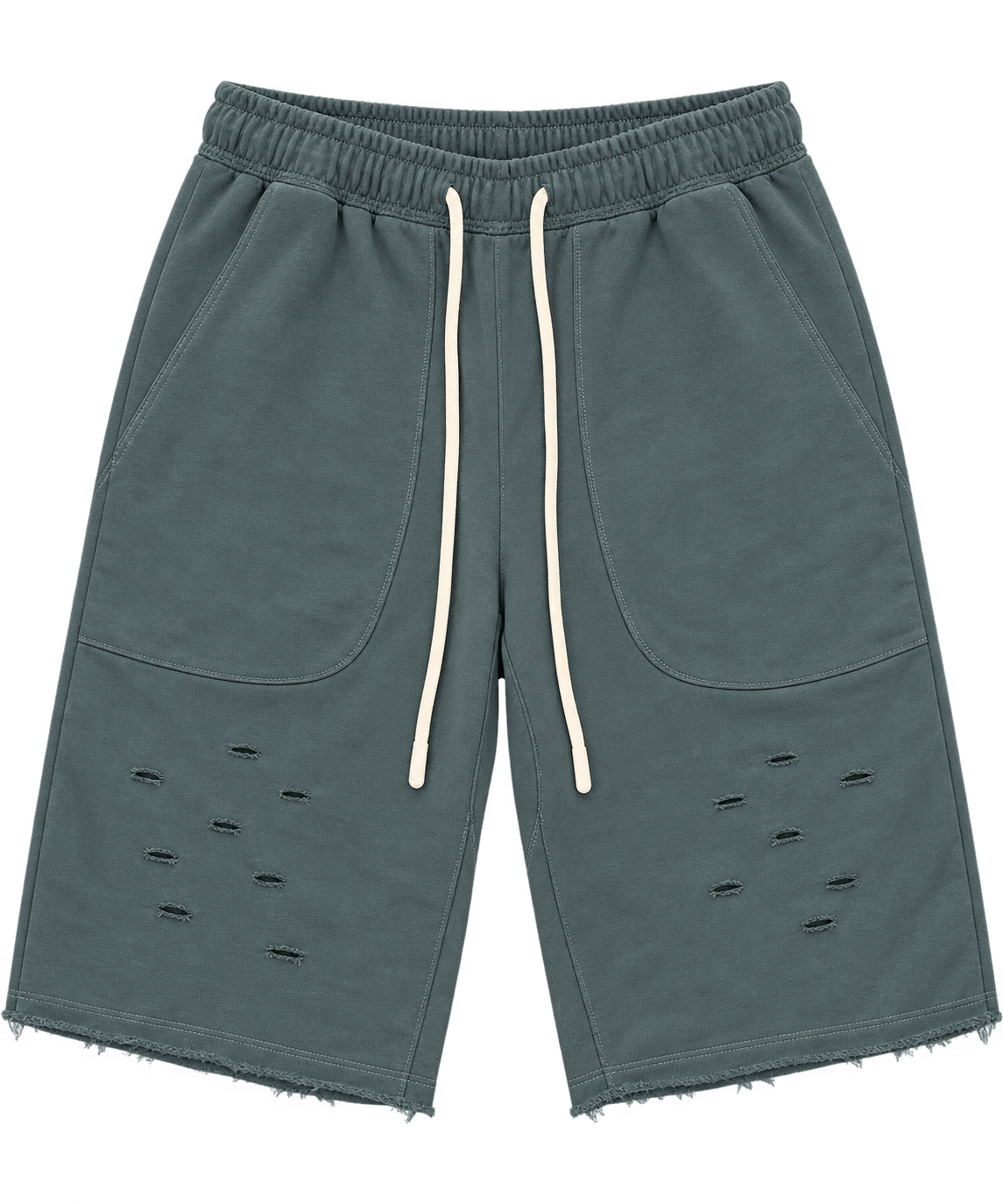 Rounded Pocket Shorts – ברמודה עם כיסים מעוגלים - 808 SECRETS