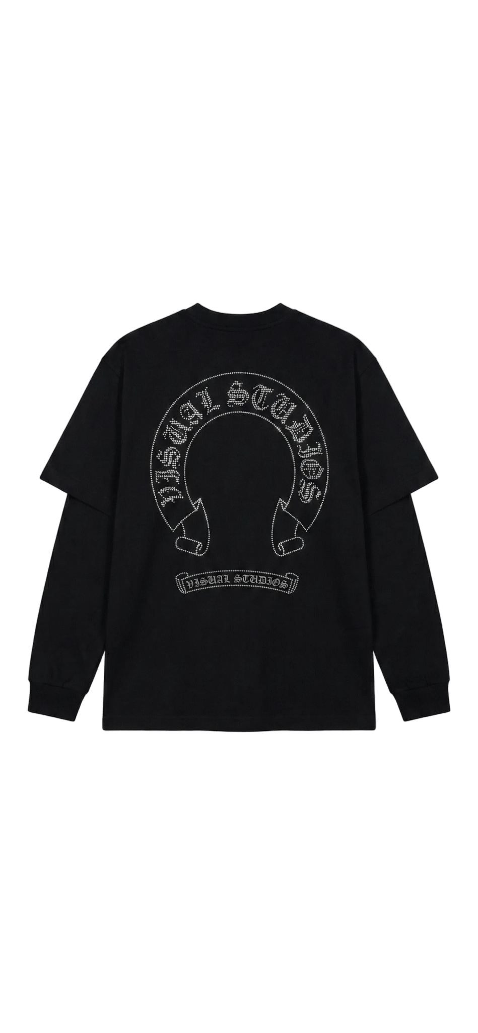 SCARRED HORSESHOE LAYERED TEE - 808 SECRETS