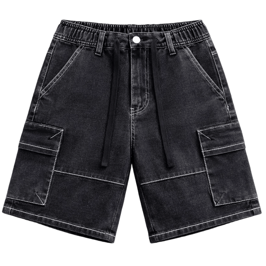 Utility Cargo Denim Shorts - 808 SECRETS