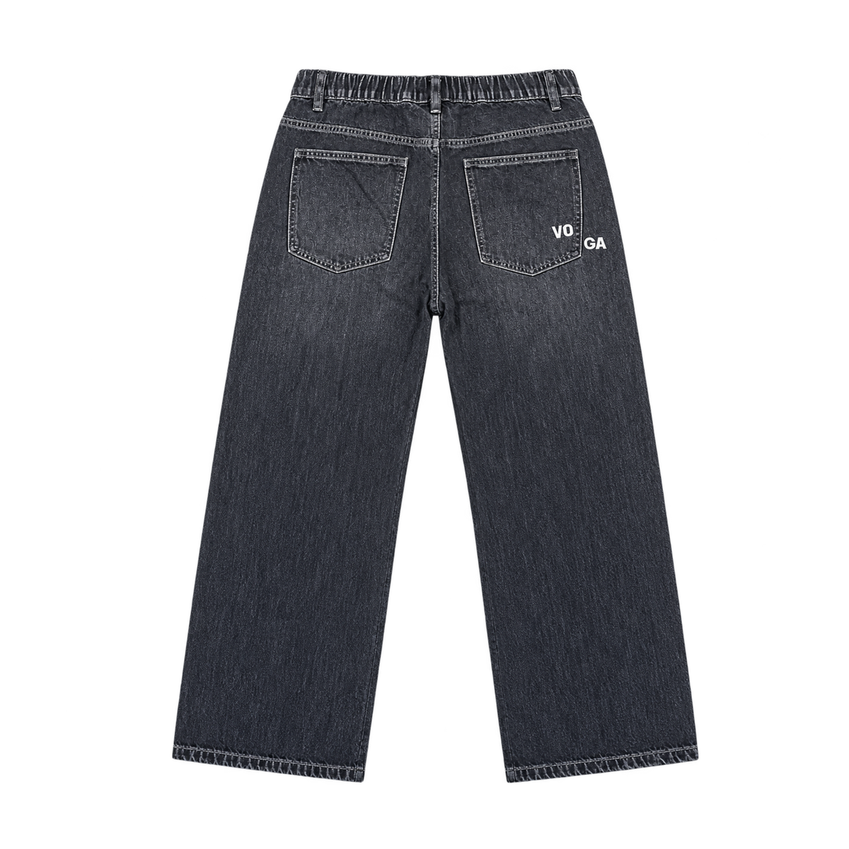 VOGA Distressed — ג׳ינס שחור בשטיפה - 808 SECRETS