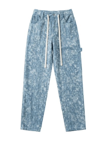 WASHED TEXTURE DENIM DRAWSTRING - 808 SECRETS