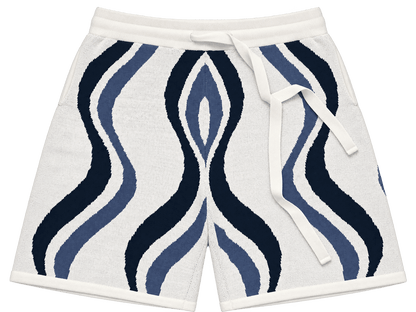 Wave Knit – שורט סריג בהדפס גלים — 2 ב־149 ₪ - 808 SECRETS