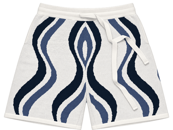 Wave Knit – שורט סריג בהדפס גלים — 2 ב־149 ₪ - 808 SECRETS