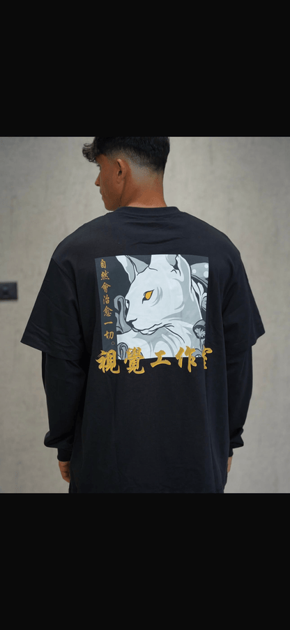 WHITE TIGER VISION LAYERED TEE - 808 SECRETS